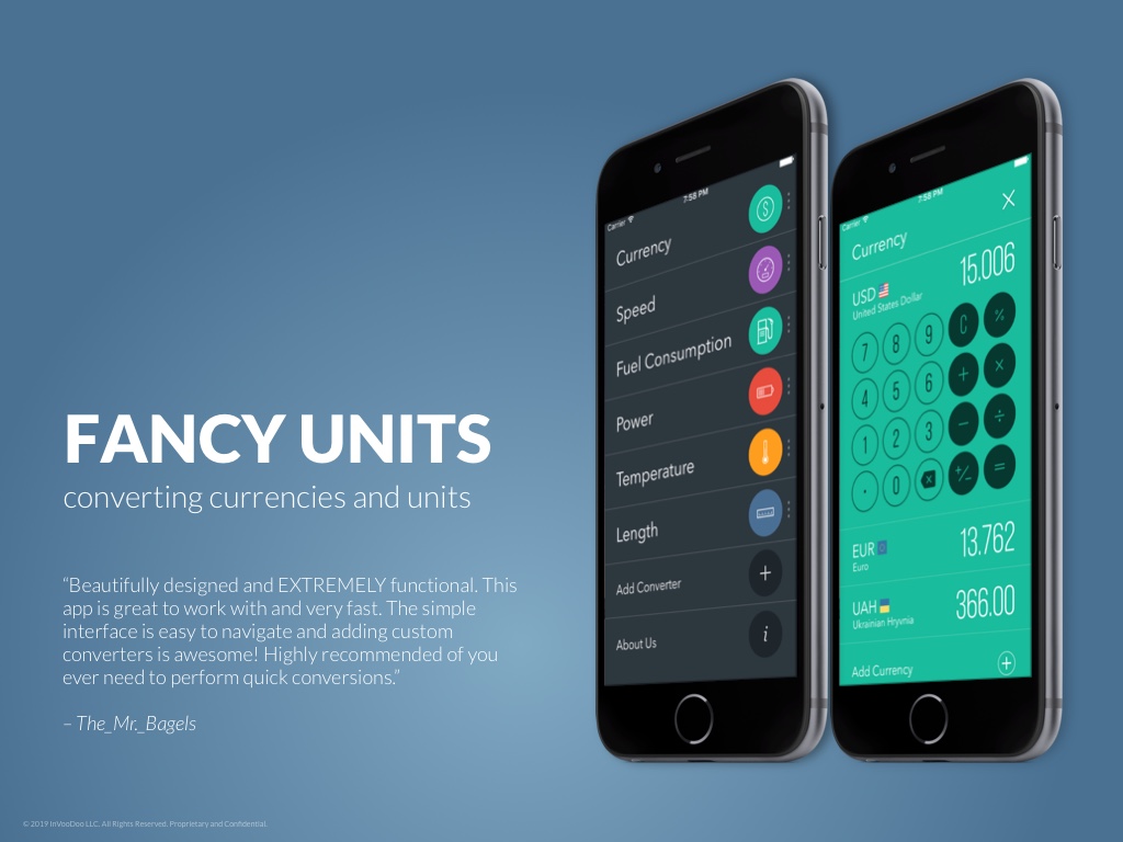 FancyUnits – converting currencies and units